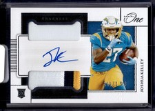#50 Joshua Kelley 2020 Panini One Update II #/199
