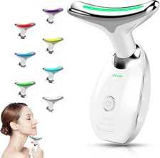 Red Light Therapy for Face and Neck Massager Tool LED Facial Light Therapy Skin