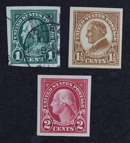 CKStamps: US Stamps Collection Scott#575-577 Mint 2H OG #575 Used