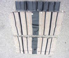 Small Mid Size Truck Bench Seat Cover Black Saddle Blanket 2 Pc New Nos