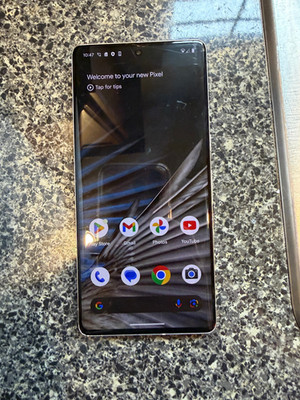 Google Pixel 7 Pro - 128GB - Snow (Verizon) Cracked Screen