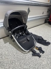 UPPAbaby Vista RumbleSeat V2 w/ Lower Adapters  Accessories - Charcoal Melange