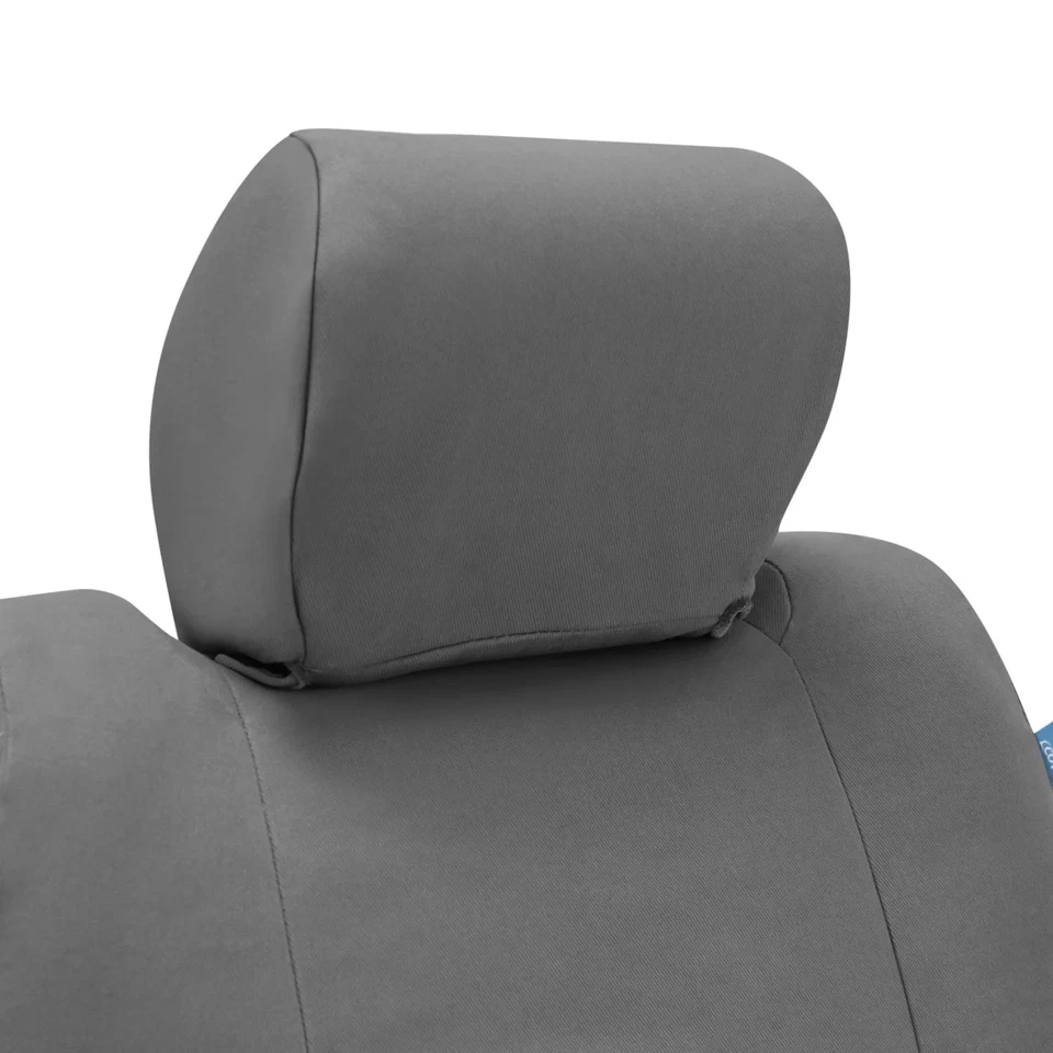 For Honda Passport 00-02 Polycotton Drill 2nd Row Medium Gray Custom Seat Covers — 第 2/4 张图片