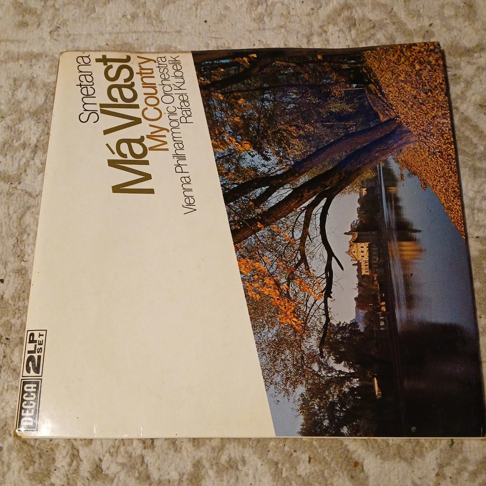 Smetana Ma Vlast- Rafael Kubelik & Vienna Philharmonic - x 2 LP vinyl album  - Image 2 of 4