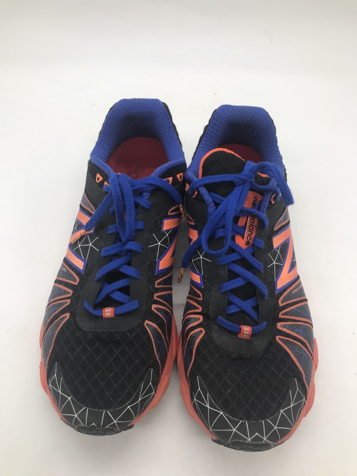 new balance mens 11.5D baddeley black blue revlite fantom fit lace up