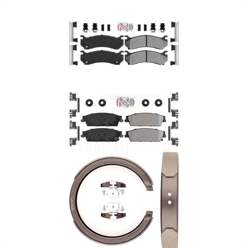 Transit Auto KNN-100884 2-Wheel Set Brake Pad Sets Front for Chevy Chevrolet 07 - Picture 1 of 8
