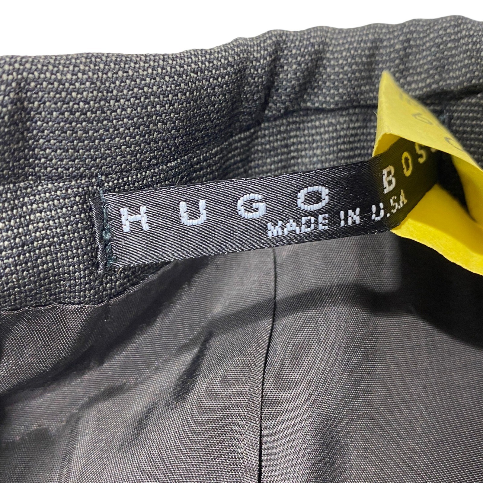 Hugo Boss Blazer Sport Coat Mens 42 L Long Gray 100% Wool Super 100s Jacket thumbnail 4