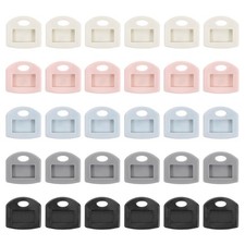 Key Caps Set, 50 Pcs 1 Inch Key Covers Tags Key Identifiers 5 Color