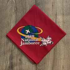 1989 Boy Scout National Jamboree Participant Neckerchief :: Official BSA Item