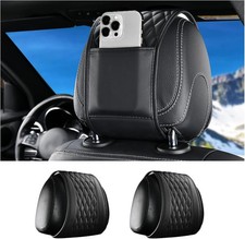 2PCS Headrest Covers for Cars, Multi-Purpose Headrest Cover with Style B