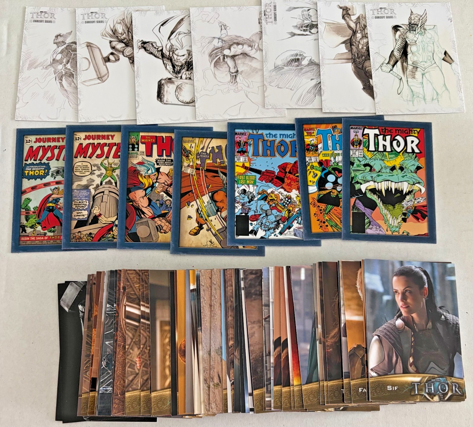2011 Upper Deck Marvel's Thor Movie Base Insert Covers Concept Series - You Pick