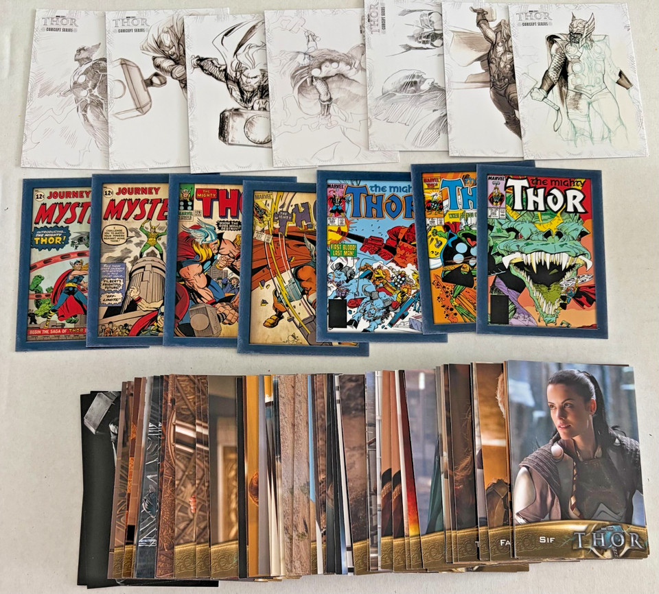 2011 Upper Deck Marvel's Thor Movie Base Insert Covers Concept Series - You Pick