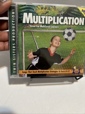Multiplication by Twin Sisters (CD, Nov-2000, Twin Sisters) Multiplication Songs