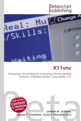 Lambert M. Surhone (u. a.) | X11vnc | Taschenbuch | Englisch | EAN 9786130437848