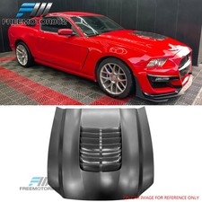 Fits 10-12 Ford Mustang Gt500 13-14 Gt Gt500 V6 Front Hood Cover Gt500 Style