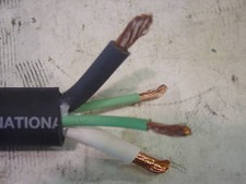 PORTABLE POWER CABLE 2-4AWG WITH 2-8AWG GRDS 30' NEW