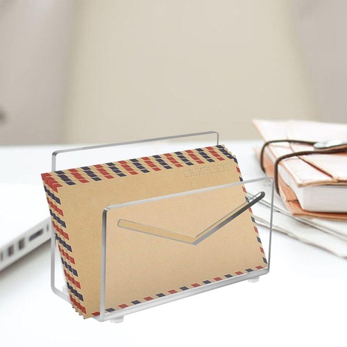 Lot De 4 Trieurs De Fichiers En Acrylique Transparent à 4 Sections Pour