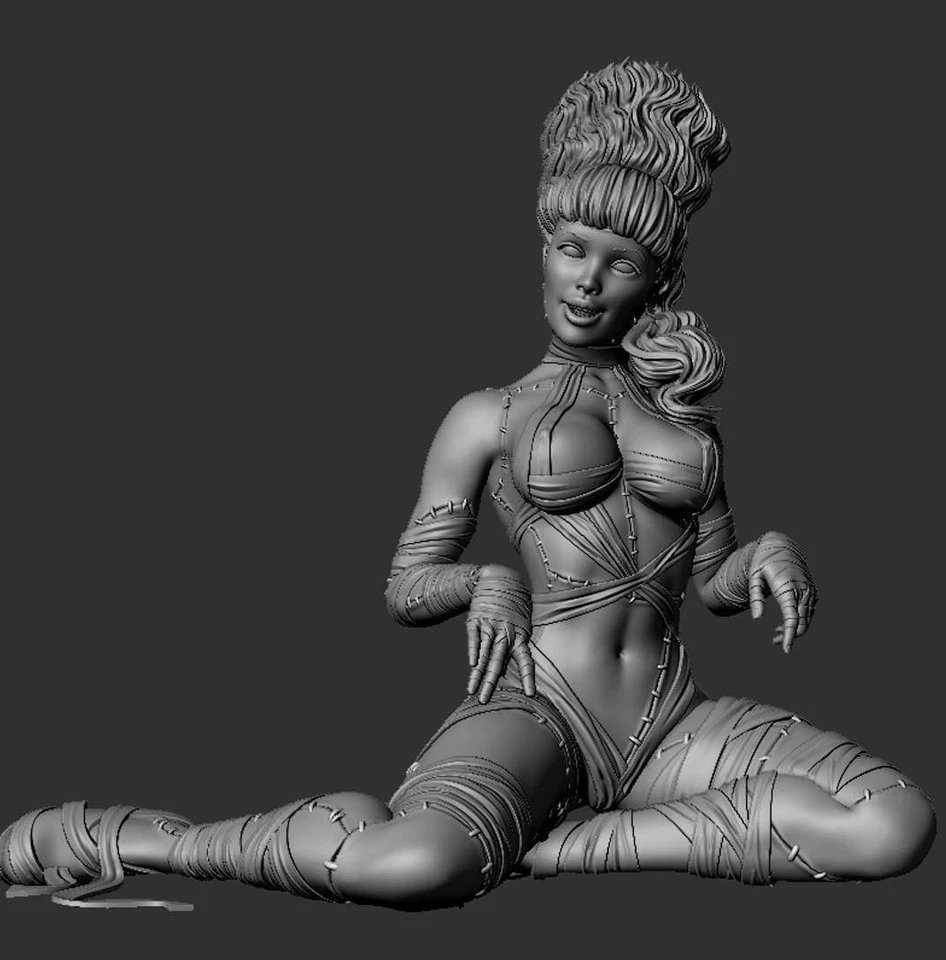 Sexy Betty 12K Resin Figure - Hand-Painted 3D Print | High Detail Collectible Ar - Image 2 of 4