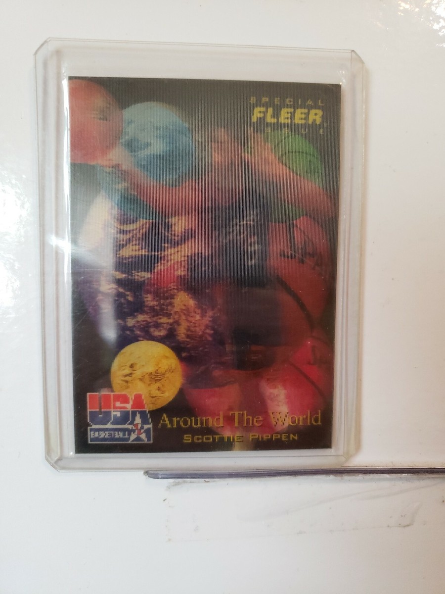 1996 FLEER 3D AROUND THE WORLD USA BASKETBALL CARD #47