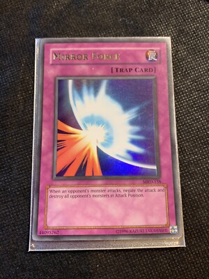 Nice! Yugioh Mirror Force MRD-138 UnLimited High Grade! Foil YU-GI-OH Card 