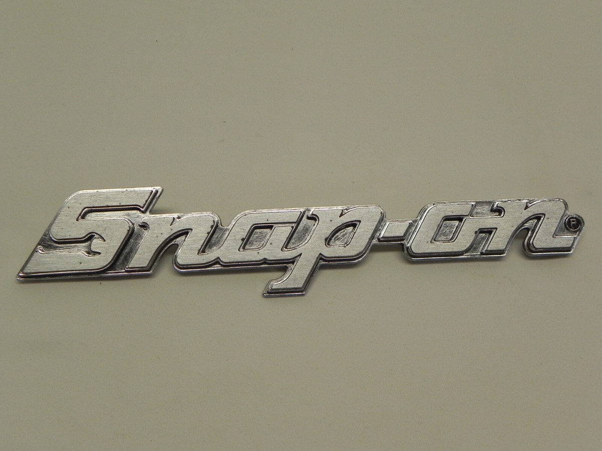 OEM Original KN800 Snap on Toolbox Logo Crest Badge Metal Emblem