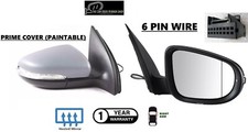Fits VW Golf MK6 2009-2013 Right Side Electric Heated Mirror Unit 6 Wire Prime