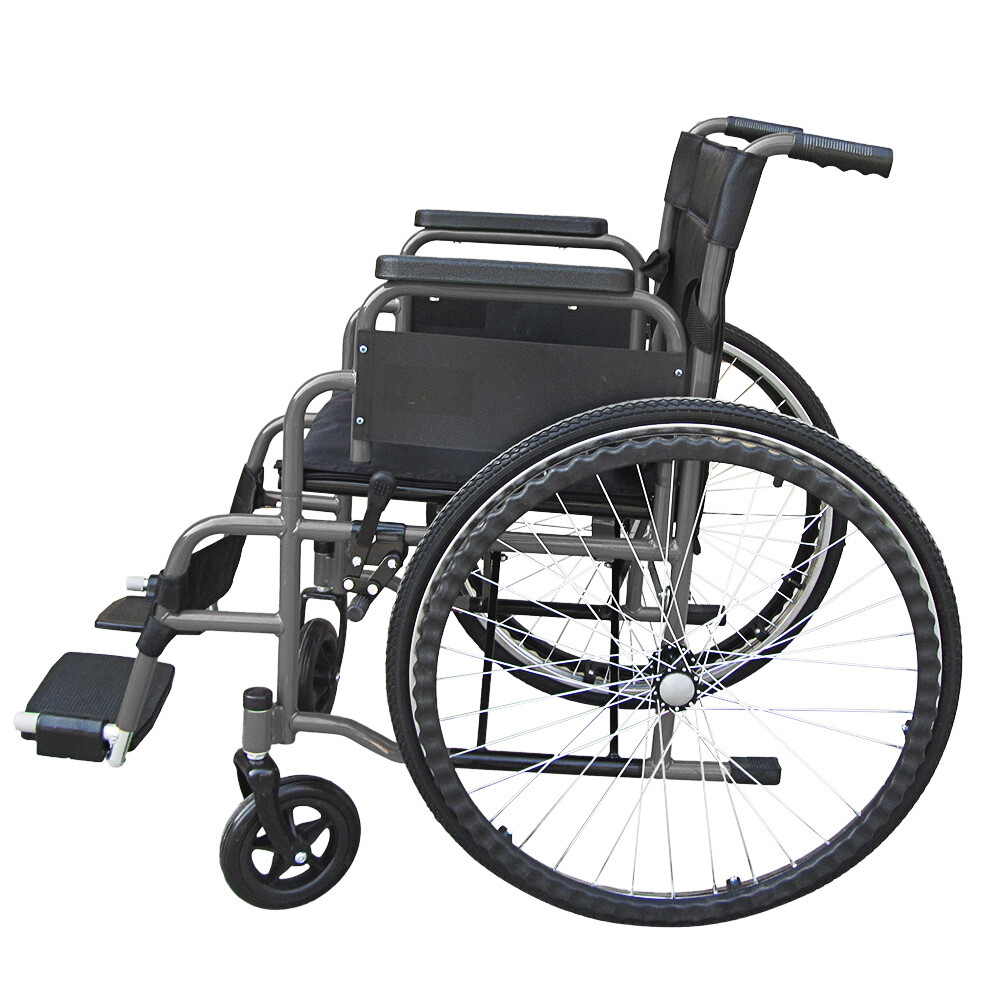 AID Wheelchair Self Propelled Folding Lightweight Transit Travel Wheelchair eBay