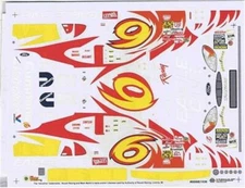 Slixx 1536 #6 Eagle One 2000-Mark Martin 1/24 waterslide Nascar decal