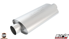 Borla 40944 Xr-1 Racing Stainless Steel Universal Muffler - Weld On