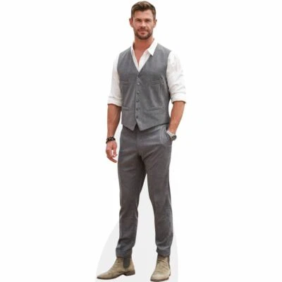 CELEBRITY CUTOUTS Chris Hemsworth (Waistcoat) Mini Size Cutout