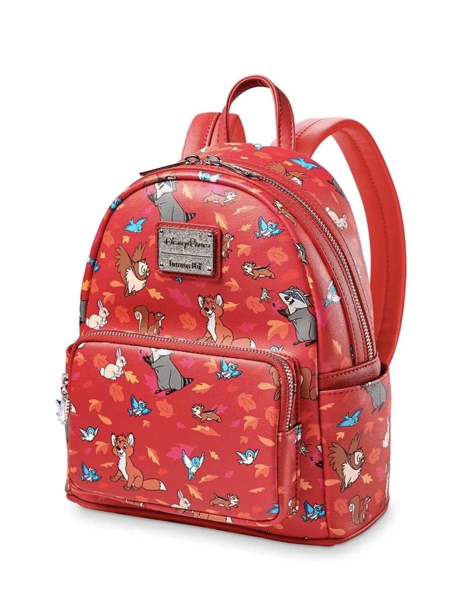 Disney Parks Loungefly Mini Backpack Forest Friends Woodland  display picture 1