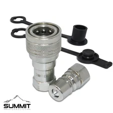 3/8" NPT ISO 7241-B Quick Disconnect Hydraulic Coupling / Coupler Set