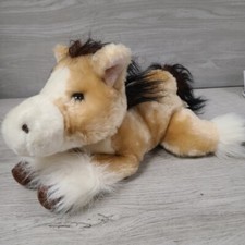 Dan Dee Collector's Choice Pony Horse Plush Stuffed Animal Toy 13" Tan Brown