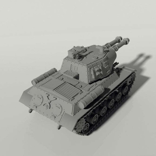Grim IS-2 Heavy Tank | Proxy for Rogal Dorn and Macharius build - Picture 7 of 12