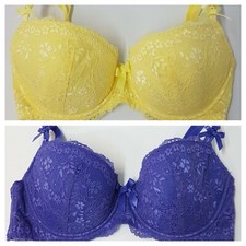 Ex Boux Avenue Women's Chloe Underwired Padded  Balconette Bra (V26)