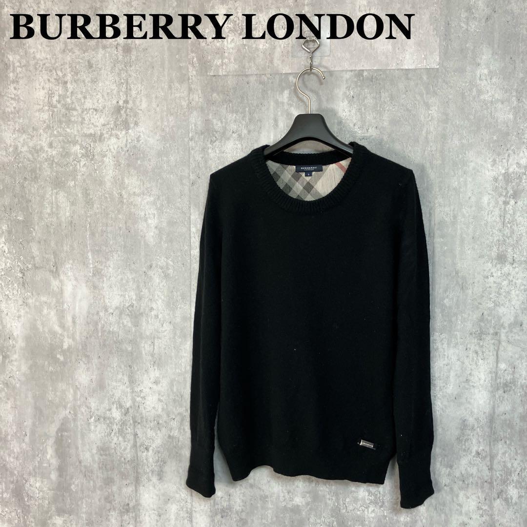 Burberry London Cashmere Blend Knit Sweater Black Size 2 Used Condition