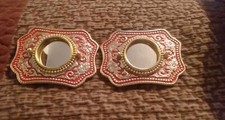 Blank metal gold tone belt buckles