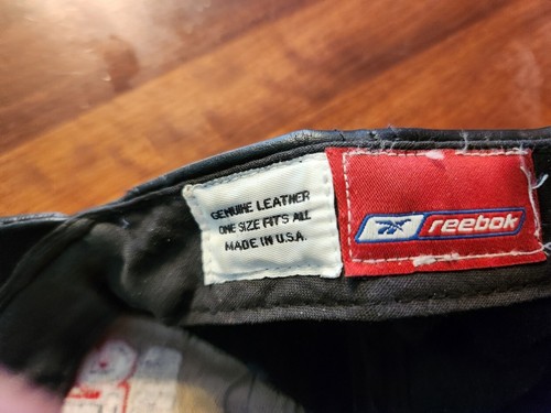 Cappellino Reebok New England Patriots in pelle VINTAGE & RARO NFL - epoca Brady - Foto 5 di 5