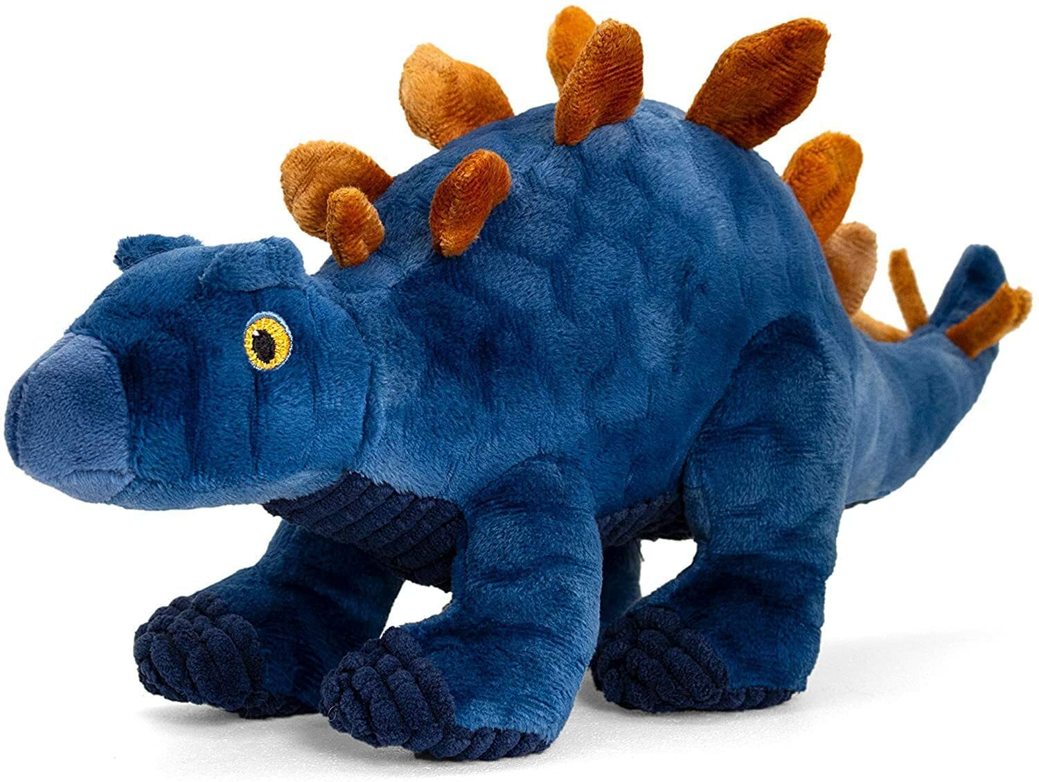 Stegosaurus Dinosaur Plush Toy  100% Recycled Eco Soft Teddy Keel Keeleco SE6579