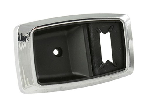 New! 1979-1993 Ford Mustang Chrome Inside Interior Door Handle Trim Bezels Pair - Picture 3 of 11