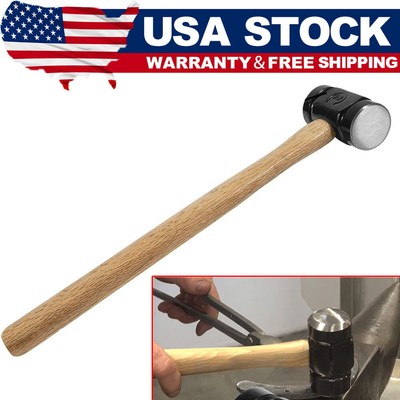 36 OZ 61B Blacksmith Farrier Rounding Hammer Tool for Blacksmithing Forged Tool