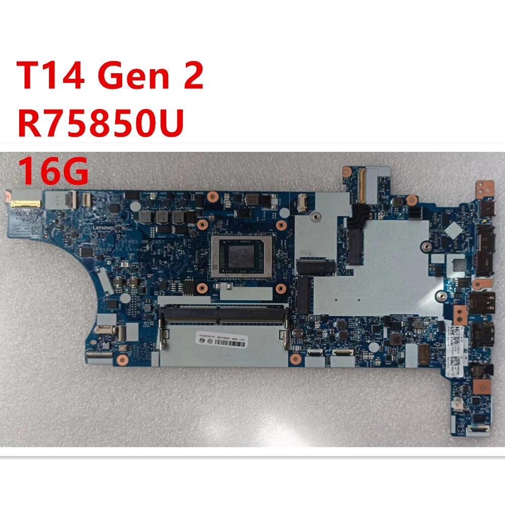 Motherboard For Lenovo ThinkPad T14 Gen 2 Laptop R7-5850U 16G NM