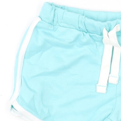 Short Bermuda Fille Marks And Spencer Coton Bleu Taille 4-5 Ans