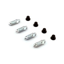 For Honda Stream 2001-2007 4x Brake Caliper Bleed Nipples Screws (Disc/Disc)