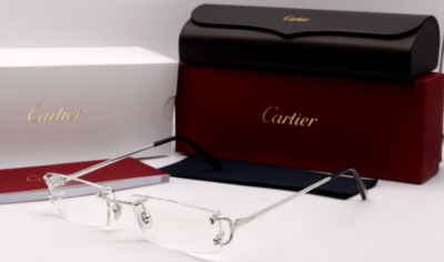 NEW CARTIER PICCADILLY CT0092O 002 BIG-C SILVER AUTHENTC 