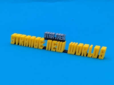 Star Trek: Strange New Worlds - 200mm breit - 3D gedrucktes Logo*