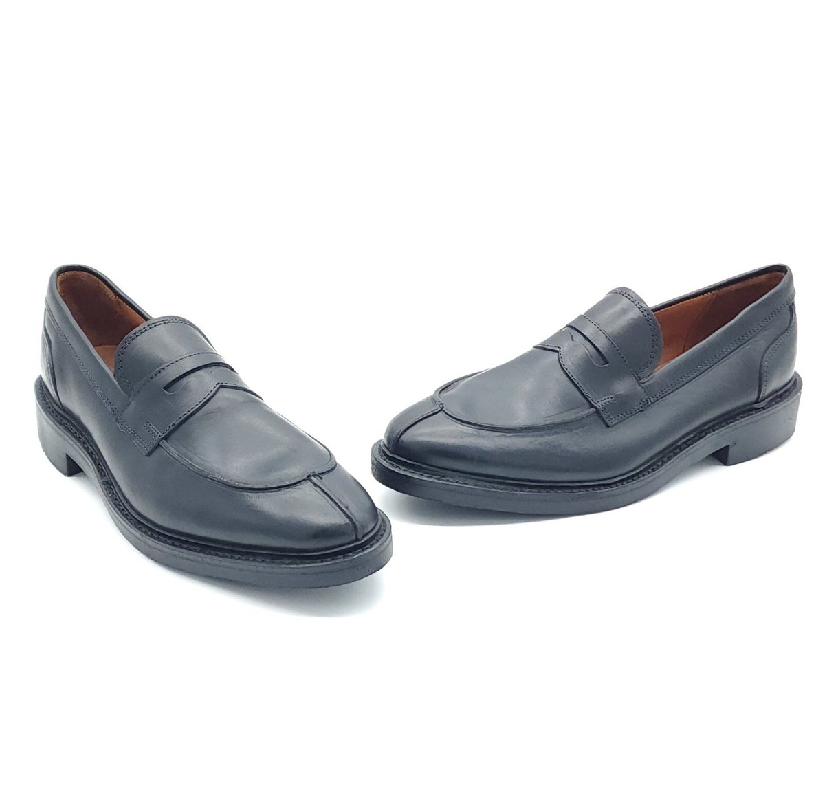 Allen Edmonds black Denali penny loafer Allen Edmonds DENALI Black Leather Penny Loafers Sz 11 EEE NEW main image 3