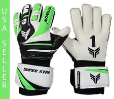GOALKEEPER GLOVES, GOALIE GLOVES, SOCCER FINGER PROTECTION A+ - TITANUN