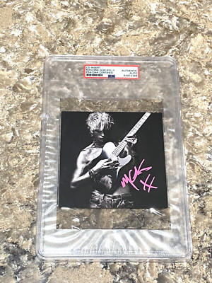 Autographed CD Display Frame Framed Booklet Machine Gun Kelly