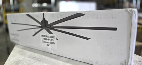 Minka Aire F896-84-CL Xtreme H2O 84" Outdoor Coal Black Ceiling Fan with Remote - Picture 2 of 9